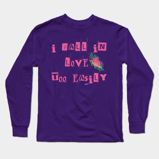 Laufey I fall in love too easily Long Sleeve T-Shirt